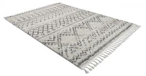 Makro Abra Kusový koberec BERBER RABAT G0526 krémový / hnědý Rozměr: 60x300 cm