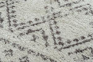 Makro Abra Kusový koberec BERBER RABAT G0526 krémový / hnědý Rozměr: 60x300 cm