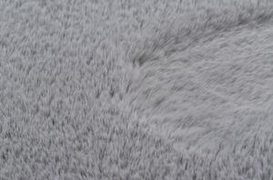 Makro Abra Kusový koberec shaggy BUNNY stříbrný Rozměr: 200x290 cm