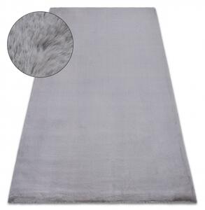 Makro Abra Kusový koberec shaggy BUNNY stříbrný Rozměr: 80x150 cm