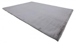 Makro Abra Kusový koberec shaggy BUNNY stříbrný Rozměr: 80x150 cm