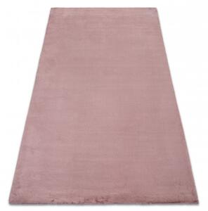 Makro Abra Kusový koberec shaggy BUNNY růžový Rozměr: 80x150 cm