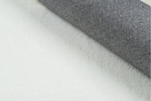 Makro Abra Kusový koberec shaggy BUNNY bílý Rozměr: 80x150 cm