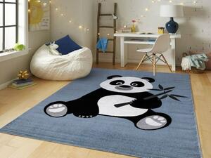 Dětský koberec Candy 157 blue (Varianta: Kulatý 120 cm průměr)