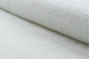 Makro Abra Kulatý koberec shaggy BUNNY bílý Rozměr: průměr 80 cm
