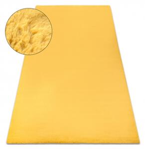 Makro Abra Kusový koberec shaggy BUNNY žlutý zlatý Rozměr: 140x190 cm