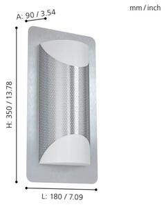 Eglo 98716 - Venkovní nástěnné svítidlo CISTIERNA 1 2xE27/10W/230V IP44