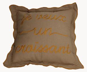 Bavlněný polštář Croissant