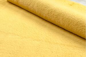 Makro Abra Kusový koberec shaggy BUNNY žlutý zlatý Rozměr: 160x220 cm