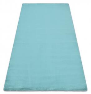 Makro Abra Kusový koberec shaggy BUNNY Aqua modrý Rozměr: 120x170 cm