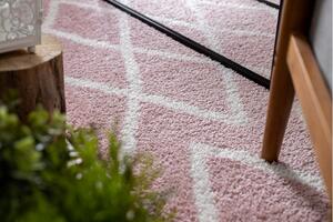 Makro Abra Kusový koberec BERBER BENI růžový Rozměr: 80x150 cm