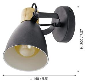 Eglo 901174 - Bodové svítidlo COSWARTH 1xE27/25W/230V