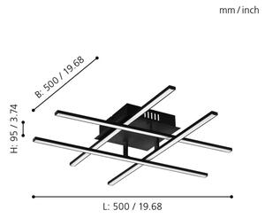 Eglo 99316 - LED Stropní svítidlo LASANA LED/5,2W/230V