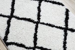 Makro Abra Koberec - běhoun BERBER CROSS bílý Rozměr: 60x250 cm