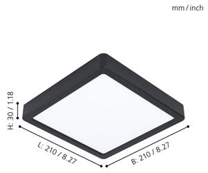 Eglo 99244 - LED Stropní svítidlo FUEVA 5 LED/16,5W/230V