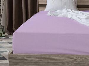 Jersey prostěradlo BASIC světle fialové 90 x 200 cm