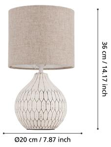 Eglo 99332 - Stolní lampa BELLARIVA 1xE27/40W/230V
