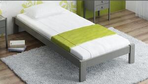 Dřevěná postel Liliana 90x200 + rošt ZDARMA (Barva dřeva: Borovice)