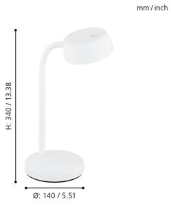 Eglo 99334 - LED Stolní lampa CABALES LED/4,5W/230V