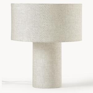 Lněná stolní lampa Ron