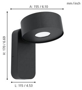 Eglo 98737 - LED Venkovní nástěnné svítidlo PALOSCO LED/6W/230V IP44