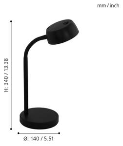 Eglo 99335 - LED Stolní lampa CABALES LED/4,5W/230V