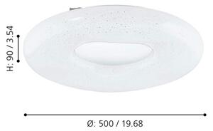 Eglo 99342 - LED Stropní svítidlo ZAMUDILO LED/24W/230V + DO