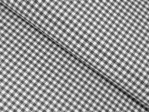 Biante Dekorační obdélníkový ubrus Rebeka RE-012 Šedo-bílá kostka malá 50x100 cm