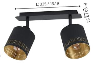 Eglo 99277 - Bodové svítidlo ESTEPERRA 2xE27/28W/230V