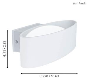 Eglo 98709 - LED Venkovní nástěnné svítidlo CHINOA LED/10W/230V IP44