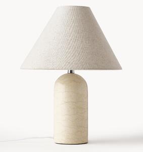 Stolní lampa s mramorovou podstavou Gia