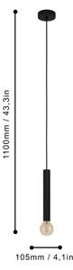 Eglo 98056 - Lustr na lanku CORTENOVA 1xE27/60W/230V