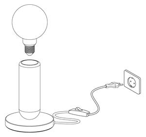 Eglo 39835 - Stolní lampa GIACONECCHIA 1xE27/40W/230V