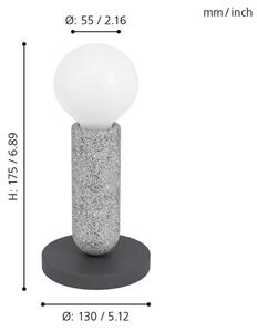 Eglo 39835 - Stolní lampa GIACONECCHIA 1xE27/40W/230V