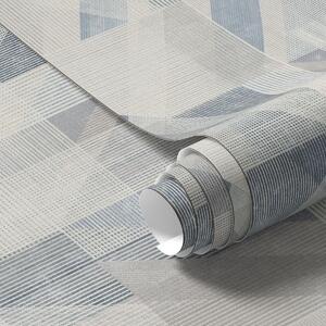 Tapety Geometrický design v chladných modrošedých tónech, Tapety abstraktní, a01055v1 : uwalls.cz