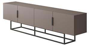 Šedo-béžový TV stolek 200x55 cm Titan – Marckeric