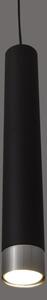 LED Lustr na lanku TUBA 3xGU10/4,8W/230V černá/lesklý chrom