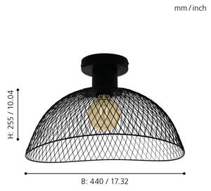 Eglo 43303 - Stropní svítidlo POMPEYA 1xE27/60W/230V