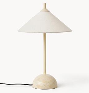 Stolní lampa s mramorovou podstavou Vica