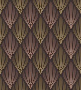 Tapety Bohaté art deco s teplými přechody, Tapety abstraktní, a01064v2 : uwalls.cz