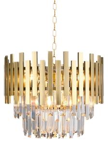 Lustr na řetězu ASPEN GOLD 6xE14/40W/230V