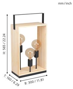 Eglo 43416 - Stolní lampa FAMBOROUGH 3xE27/40W/230V