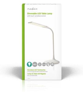 Nedis LTLG3M1WT4 - LED Stmívatelná stolní lampa LED/6W/5V 2200 mAh bílá