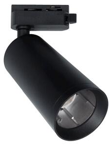 Bodové svítidlo MICA do lištového systému 1xGU10/25W/230V 1-fázové černá