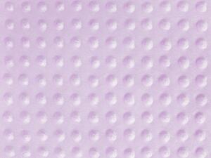 Biante Hřejivé ložní povlečení Minky 3D puntíky MKP-002 Fialové lila Prodloužené 140x220 a 70x90 cm