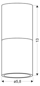 Stropní svítidlo TUBA 1xGU10/50W/230V bílá