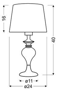 Stolní lampa GILLENIA 1xE27/60W/230V