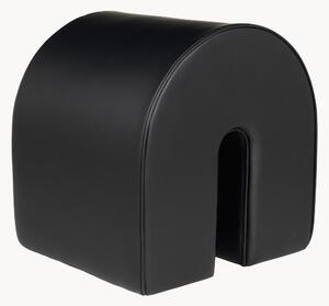 Čalouněná stolička z anilinové kůže Curved