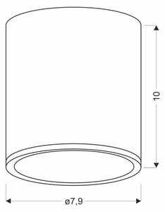 Stropní svítidlo TUBA GU10/15W/230V