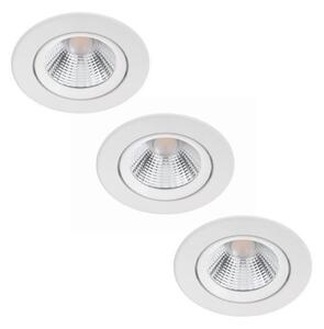 Philips - SADA 3x LED Stmívatelné podhledové svítidlo DIVE LED/5W/230V 2700K